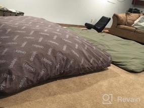 img 8 attached to Queen Size Convertible Chair - CordaRoy'S Chenille Bean Bag To Bed, As Seen On Shark Tank!