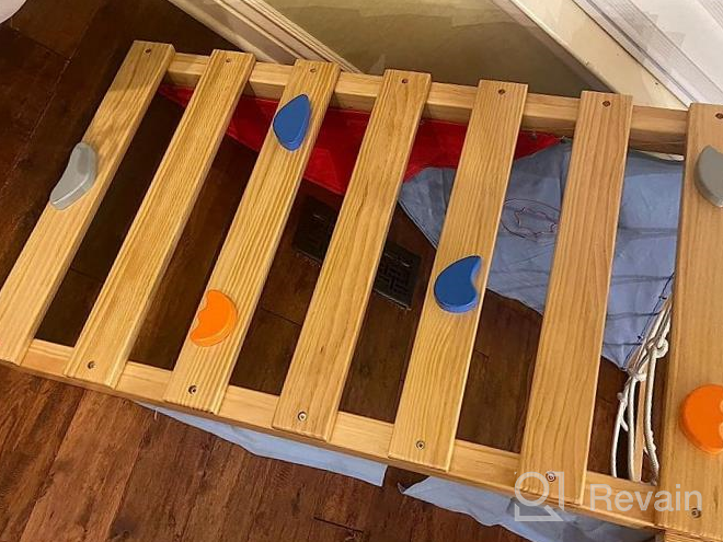 img 1 attached to Experience Endless Fun And Exploration With Dripex Climbing Triangle: 10 Changing Modes, Colorful Pikler Triangle Climber, Reversible Ramp, Foldable Montessori Indoor Playground, And Safe Paint review by Steven Emberling