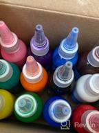 img 1 attached to HOMKARE Washable Finger Paint Set For Kids - 12 Colors Of Toddler Finger Paints For DIY Crafts And Painting - Each Bottle Contains 30Ml/1.01 Fl.Oz. review by Michael Vargas