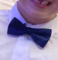 img 1 attached to Enhance Boys' Style with Our Solid Pre-Tied Adjustable Bow Tie for Wedding Party Dress Up review by Fred Maki