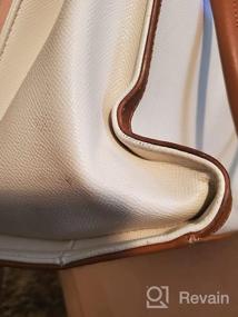 img 7 attached to Дизайнерские кожаные сумки-сэтчел для женщин - CLUCI Сумки, кошельки, сумки через плечо и через плечо
