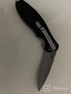 img 1 attached to Steinbrucke EDC Knife: 3.4'' Sandvik 14C28N Serrated Blade, G10 Aluminum Handle & Glass Breaker - Perfect Men Gift For Camping & Outdoor! review by Matthew Nielsen