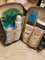 img 1 attached to Extra Large Hanging Travel Toiletry Bag - Perfect For Women And Men, Makeup & Accessories Organizer Kit! review by Sara Davis