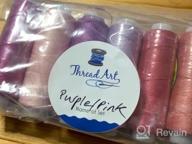 img 1 attached to 6 Green Shades Pearl Cotton Thread Set - Threadart 75Yd Spools Size 8 Perle Cotton For Hand Embroidery, Crochet, Cross Stitch, Needlepoint, And Friendship Bracelets review by Joseph Adaymiln