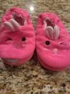img 1 attached to 🏻 Csfry Toddler Cartoon Slippers - Cozy Bedroom Shoes for Boys review by Bryan Brant