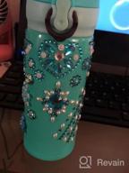 img 1 attached to Cullaby Girls' Craft Kit - Decorate Your 12Oz BPA-Free Insulated Stainless Steel Water Bottle With Stickers - Best For Ages 5-12 - DIY Project For Teens - Baby Girl Blue Design review by Cody Siger