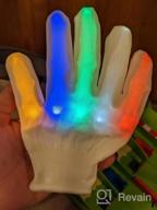img 1 attached to LED Gloves And Shoelaces Stocking Stuffers For Kids Ages 3-12 - Cool Toys Christmas Gifts Ideas. review by Christopher Lance