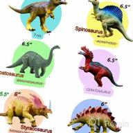 img 1 attached to 78-Piece Mini Dinosaur Toy Set For Kids - Ideal As Dino Birthday Party Favors Or Cupcake Toppers! review by Gregory Sirgio