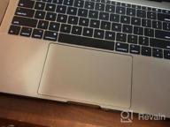 img 1 attached to F FORITO Palm Rest Cover Skin With Trackpad Protector Compatible With MacBook Pro 14 Inch Model A2442 M1 Pro/M1 Max With Touch ID (Silver) review by Michael Miles