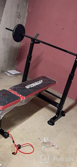 img 1 attached to Transform Your Home Gym With OppsDecor Multi-Function Adjustable Weight Bench - Perfect For Strength Training And Incline Workouts review by Tyshawn Adams