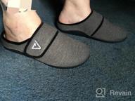 img 1 attached to V.Step Orthotic Slippers With Arch Support & Adjustable Strap - Relief For Plantar Fasciitis, Flat Foot Pain In Men & Women review by Tyler Ramey