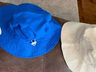img 1 attached to UPF 50+ Sun Protection Baby Hat: Sarfel Summer Bucket Cap For Boys & Girls review by Corey Slivinsky