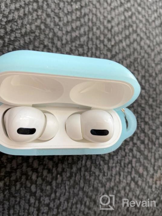 img 1 attached to Protect Your AirPods Pro With Hamile'S Shockproof Silicone Case - Pastel Pink, Compatible With 2019 Apple Charging Case And Keychain Included review by Brian Graham
