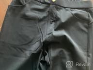 img 1 attached to Women'S Black Stretch Jeggings: CLIV Work Pants With Pockets - High Waisted & Pull On Office Ponte Pants review by Divya Flood