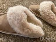 img 1 attached to Stay Cozy & Stylish With Women'S Memory Foam Slip-On Slippers - Fluffy, Soft & Warm For Indoor/Outdoor Use review by Jesus Samaddar