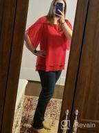 img 1 attached to Stylish And Comfortable: Jouica Women'S Flowy Chiffon Blouse For Fall review by Travis Rio