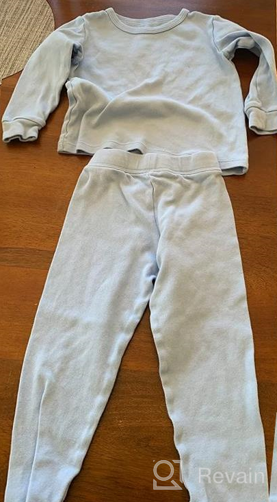 img 1 attached to 👦 LAPASA Boys 100% Cotton Thermal Underwear Set: Soft Long Johns Base Layer for Kids 4-10Y (Thermoflux B10) review by Joshua Gaines