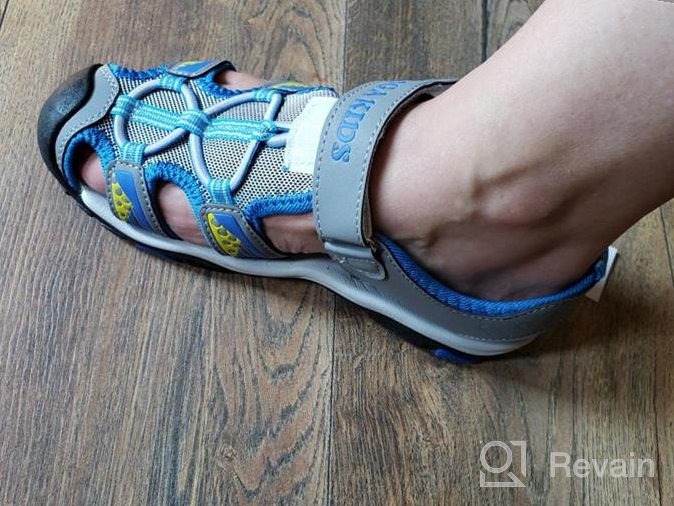 img 1 attached to Get Your Toddler Boys Ready for Summer with PPXID Breathable Sandals! review by Robert Sorrells