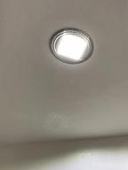 img 1 attached to Versatile And Energy-Efficient Amico LED Ceiling Light- 2 Pack, Selectable Light Temperature, Brushed Nickel Finish, Dimmable, 1800LM High Brightness review by Michael Eldridge