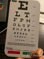 img 1 attached to Pocket Eye Chart - Snellen & Rosenbaum 2-In-1 For Optimal Vision Testing review by James Ramirez