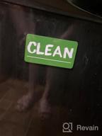img 1 attached to Never Guess Again: KitchenTour'S Double-Sided Dishwasher Magnet For A Clean & Dirty Sign - Strong Magnet In Yellow & Gray For All Dishwashers review by Turbo Jiles