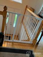 img 1 attached to Cumbor 29.5-46" Auto Close Safety Baby Gate, Extra Tall & Wide Child Gate For House Stairs Doorways - Mom'S Choice Awards Winner, Durable Dog Gate Easy Walk Thru review by Lequon Kirkpatrick