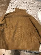 img 1 attached to Stay Warm In Style With Ybenlow Women'S Oversized Turtleneck Sweater review by Ryan Fitch