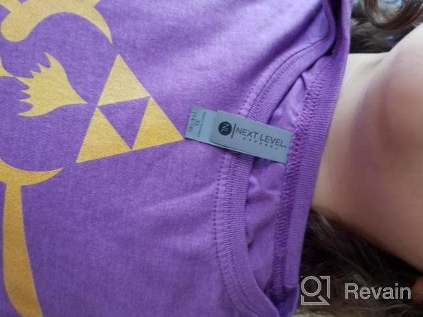 img 1 attached to 👧 Nintendo Girls' Zelda Triumphant Triforce Graphic Tee: Empowering young heroes review by Corey Listner