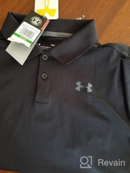 img 1 attached to 🏌 Enhanced Performance Golf Polo for Boys by Under Armour 2.0 review by Christopher Lott