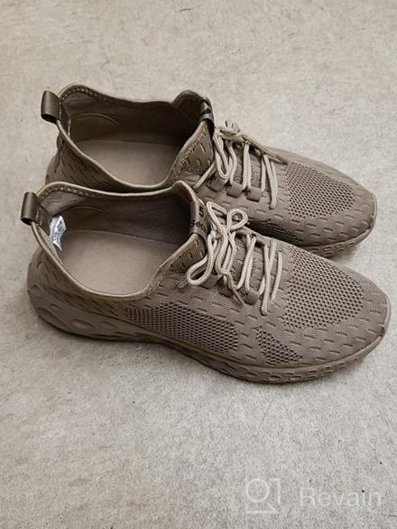 img 1 attached to Kapsen Lightweight Breathable Sneakers Trainers Men's Shoes review by Mike Rogers