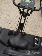 img 1 attached to ADVENOR Folding Magnetic Exercise Bike With Arm Resistance Bands And Backrest For Comfortable Home Fitness review by Brian Hrdlicka