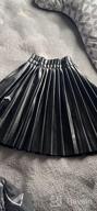 img 1 attached to Pleated Leather Skirts for Girls - WeLaken Clothing Outfits review by Coby Hall