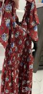 картинка 1 прикреплена к отзыву 🌸 Познакомьтесь с модным комбинезоном Smukke для подростковых девочек с цветочным принтом 7-16 с смокингом, оборками и карманами - широкий выбор! от April Mitchell