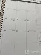 img 1 attached to Two-Year Monthly Planner 2023-2024 With Two-Sided Pocket - Flexible Cover, Perfect Organizer For January 2023-December 2024, 9" X 11 review by James Mayberry