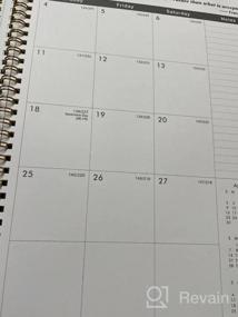 img 6 attached to Two-Year Monthly Planner 2023-2024 With Two-Sided Pocket - Flexible Cover, Perfect Organizer For January 2023-December 2024, 9" X 11
