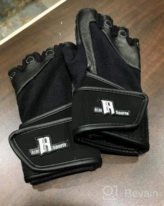 img 1 attached to Premium Leather Weight Lifting Gloves With Wrist Support - Supreme Protection For Pullups, Deadlifts & More! review by Will Porter