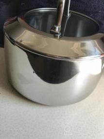 img 5 attached to HOMI CHEF 1.75 QT(Quart) Stainless Steel Sauce Pan With Glass Lid & Whole-Clad 3-Ply Technology For Non-Toxic Cooking - Mirror Polished Nickel-Free Soup Pot And Small Cooking Pot