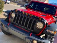img 1 attached to Protect Your Ride: AVS Aeroskin Lightshield Hood Protector For Jeep Gladiator & Wrangler review by Mike Walters