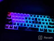 img 1 attached to VULTURE Rubber Keycaps Cherry MX Double Shot Backlit 18 Keycap Set Compatible For Gaming Mechanical Keyboard OEM Profile Doubleshot Rubberized Diamond Textured Tactile Grip With Key Puller (Pink) review by Jeff Driscoll