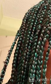 img 7 attached to 8-Pack 20 Inch Pre Stretched Yaki Texture Braiding Hair - Hot Water Setting, Easy To Install Professional Synthetic Ombre (#27/613)