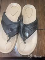 img 1 attached to Men'S Outback Faux Leather Sandal By Slack - Perfect For Summer! review by Joshua Sharma