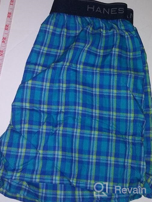 img 1 attached to 🩲 Hanes Boys' Tartan Medium Colors Boxer Underwear: Comfortable and Trendy Clothing for Kids review by Jake Hillyer