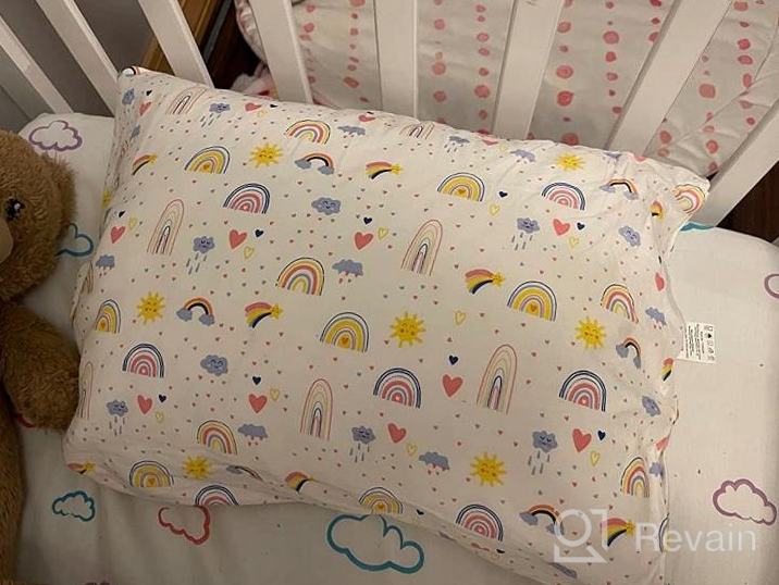 img 1 attached to 13X18 Toddler Pillow For Sleeping - Machine Washable Kids Pillow Perfect For Travel, Cot (No Pillowcase Included) review by Jerry Mills