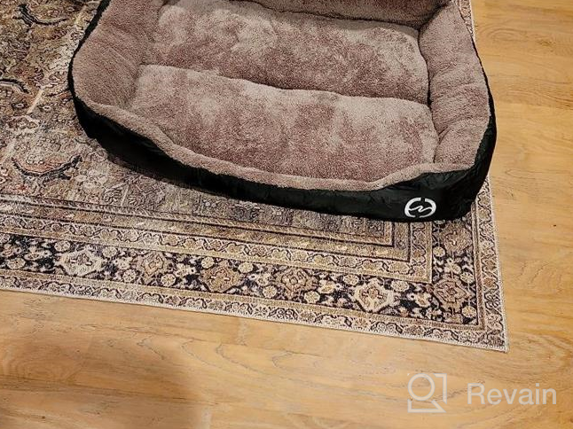 img 1 attached to Experience Ultimate Comfort With PUPPBUDD'S Orthopedic Dog Bed For Large Dogs - Washable, Breathable, And Cozy Rectangle Pet Sofa review by Chris Lacasse