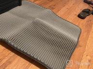 img 1 attached to 🐾 Efficient WePet Cat Litter Mat: Honeycomb Double Layer Trapping Mat for Easy Clean, Scatter Control, and Urine Waterproofing review by Nestor Orbita