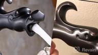 img 1 attached to Oil Rubbed Bronze Dragon Shape Bathroom Sink Faucet 2 Knobs Vanity Basin Mixer Tap - Rozin review by Robert Carlson