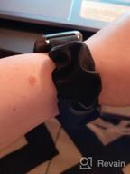 img 1 attached to Upgrade Your Fitbit Versa With TOYOUTHS Patterned Scrunchie Bands - Elastic, Stylish & Comfortable! review by Daniel Taylor