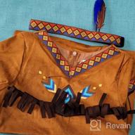 img 1 attached to Native American Costume For Girls - Traditional Kids Dress Outfit By ReliBeauty review by Justin Newport
