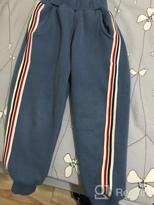 img 1 attached to 👧 Fruitsunchen Little Boys' Girls' Cotton Sweatpants Fleece Pants: Sport Active Jogger for 2-8T - Comfortable and Stylish Bottoms for Kids! review by Dan Brickley