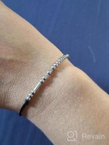 img 5 attached to Morse Code Inspiration: Trendy String Bracelets For Him, Her & Loved Ones